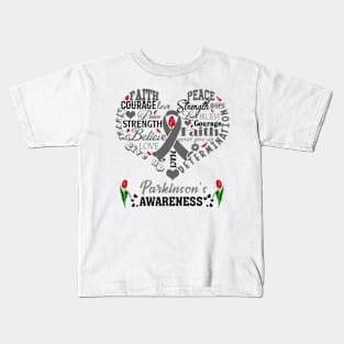 Supporters And Warriors Are Falling In Love With This Parkinson's Awareness Kids T-Shirt